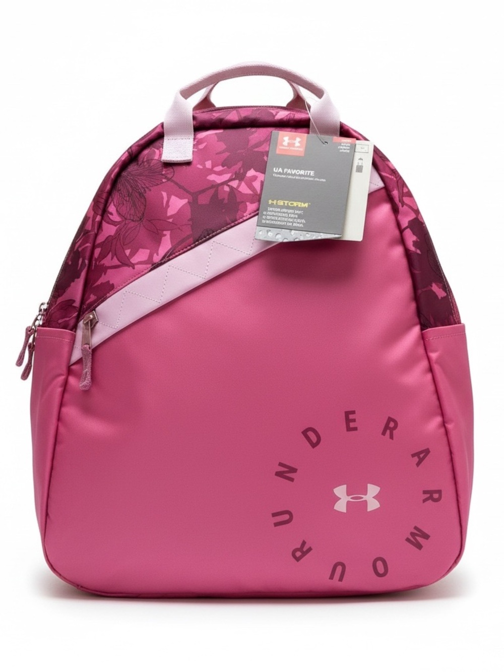 Under Armour Pink Floral Accent UA Favorite Backpack